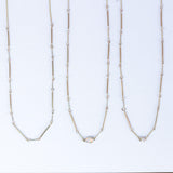 Ebb & Flow Diamond Necklace in Gold