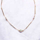 Ebb and Flow Opal Diamond Necklace