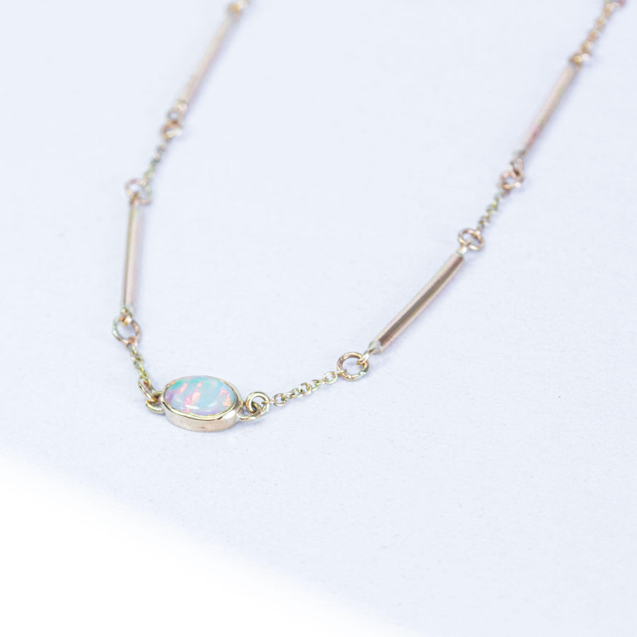 Ebb & Flow Opal Necklace in Gold 