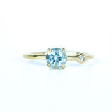 Off-Shore Aquamarine & Diamond Ring