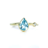 Off-Shore Aquamarine & Diamond Ring