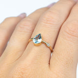 Off-Shore Aquamarine & Diamond Ring