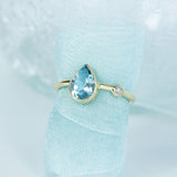 Off-Shore Aquamarine & Diamond Ring