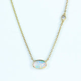 Offshore Crystal Opal and Diamond Necklace 