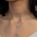 Offshore Crystal Opal and Diamond Necklace 