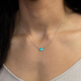 Offshore Crystal Opal and Diamond Necklace 