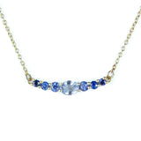 Seaspray Ombré Sapphire Necklace