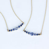 Seaspray Ombré Sapphire Necklace