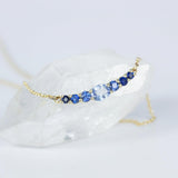 Seaspray Ombré Sapphire Necklace