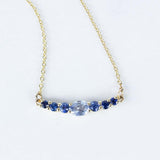 Seaspray Ombré Sapphire Necklace