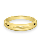 Yellow Gold Tapered Wedding Band